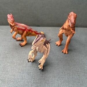 Set of 3 Dinosaur Figures Schleich, Jurassic Park